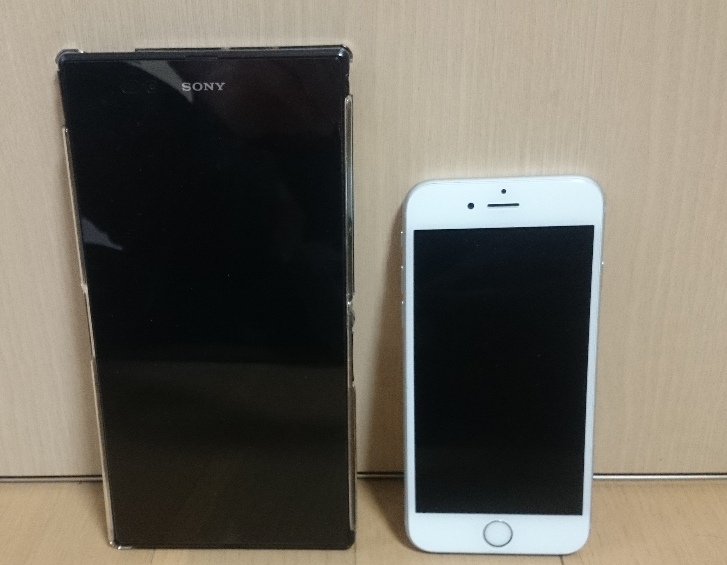 Xperia Z ultraとiPhone6s